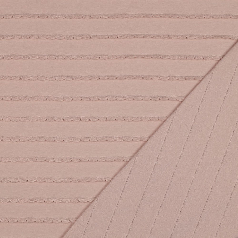 Rose - Jersey dentelle