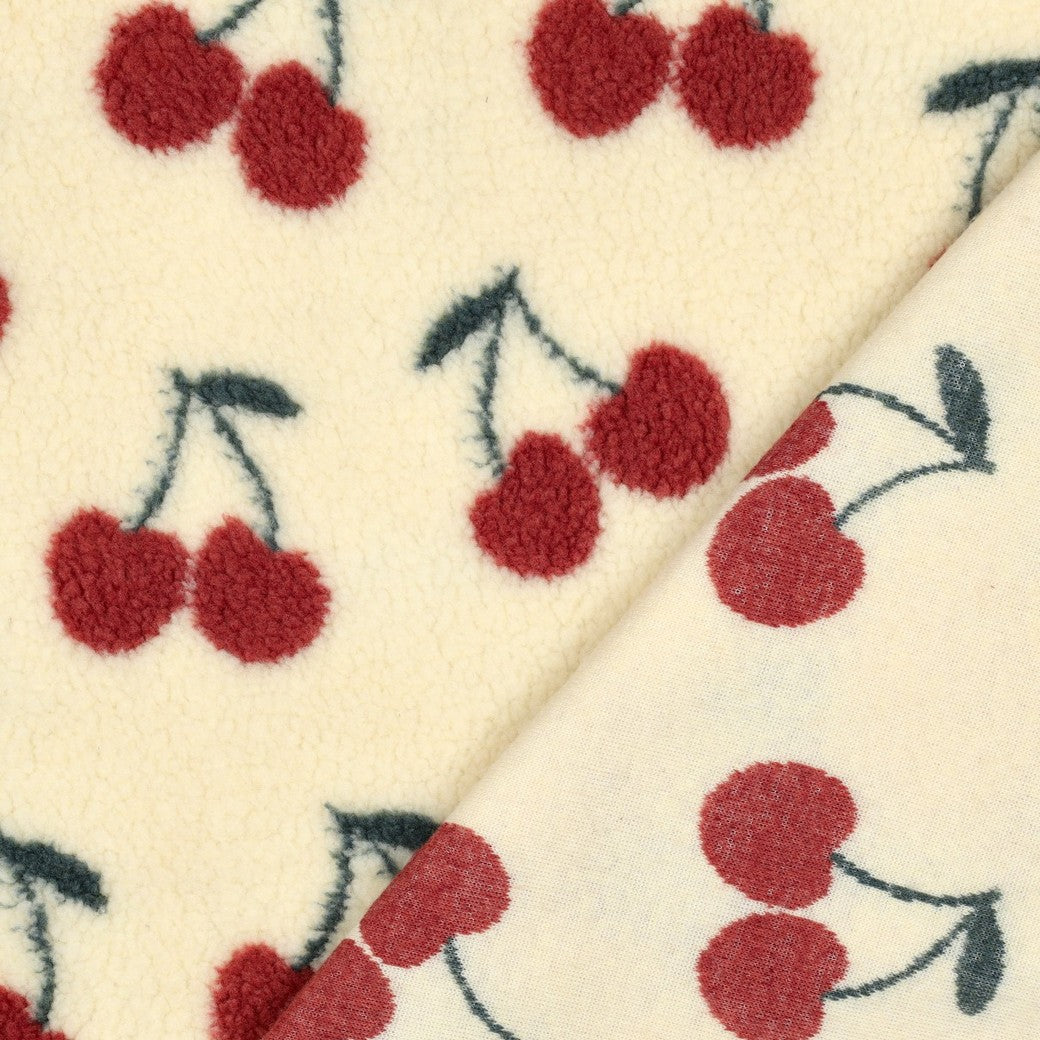 Cherries ecru - Teddy Jacquard