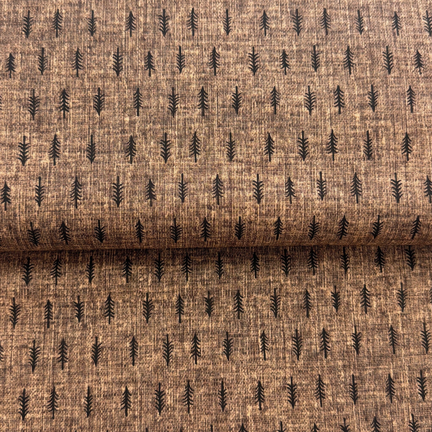 Arbres brun - Figo Fabrics - Coton courtepointe imprimé