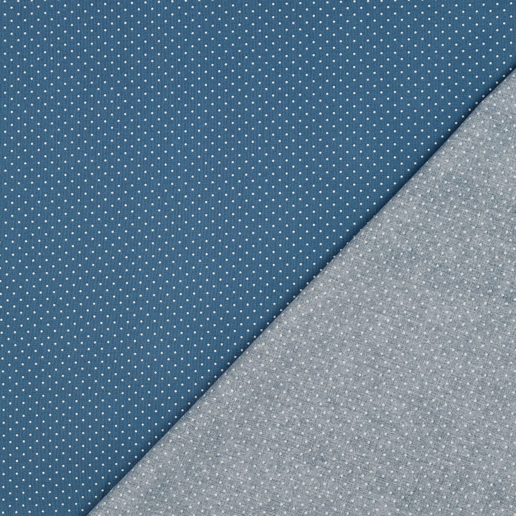 Blue - Printed Poplin