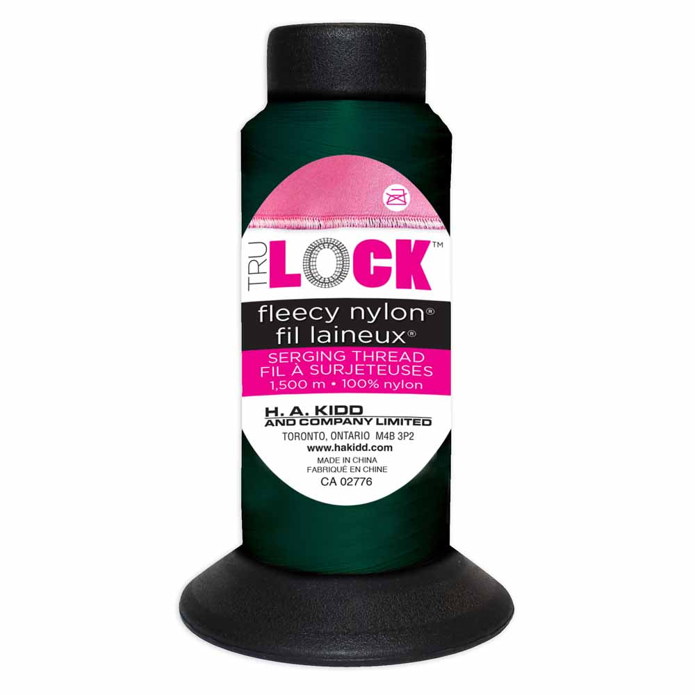 Fuzzy nylon thread 1500m - Dark green