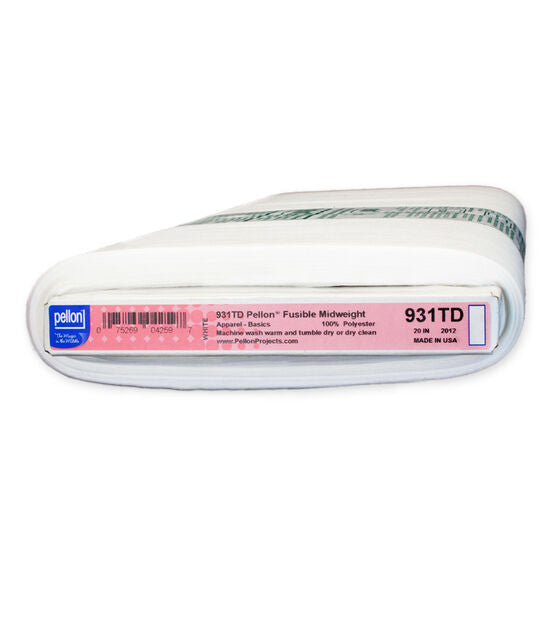 Entoilage thermocollant poids moyen PELLON - Blanc