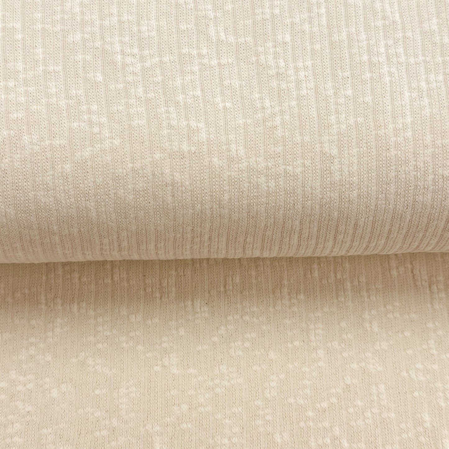 Naturel - Coton tricoté câblé