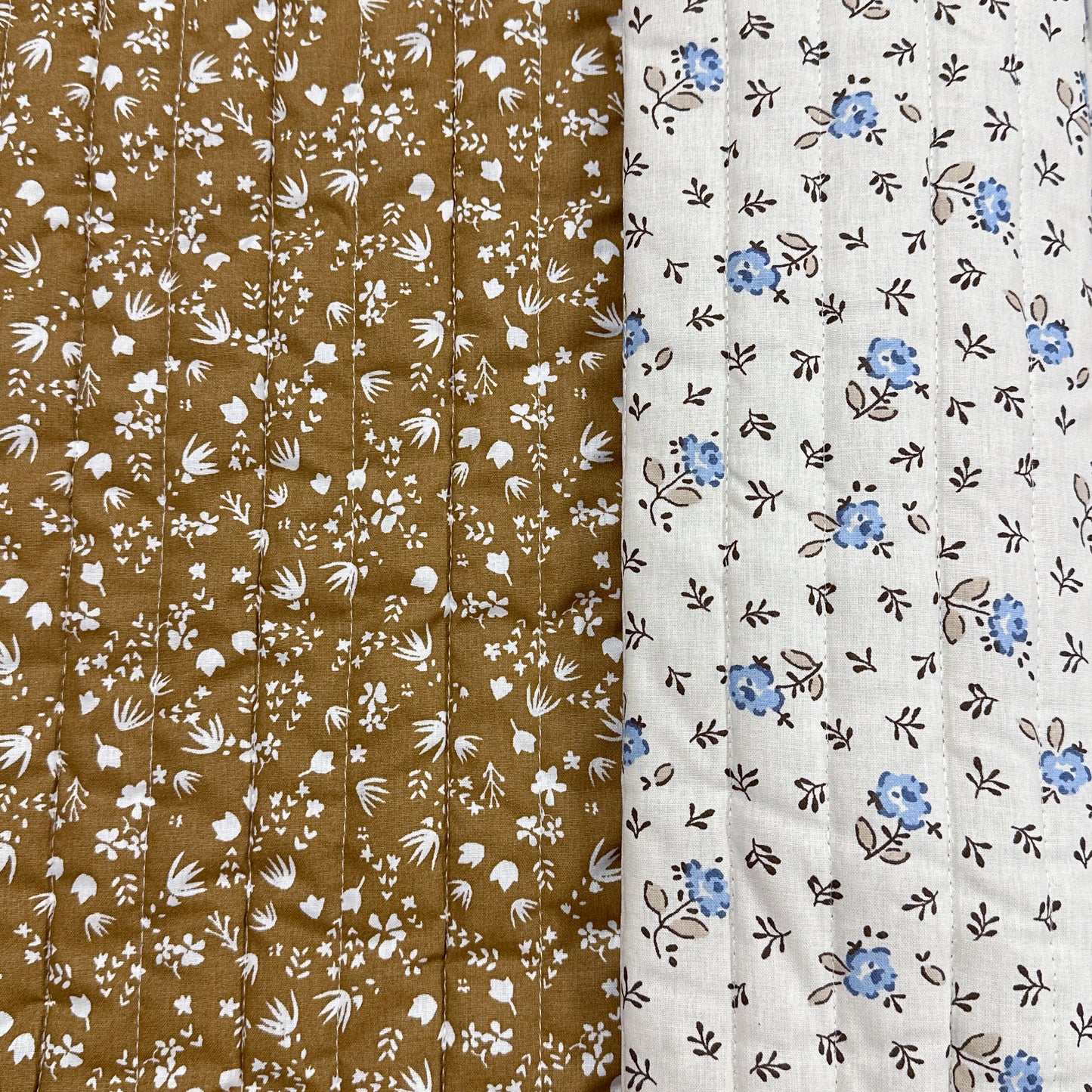 Olympe - Reversible Vertical Quilted Cotton