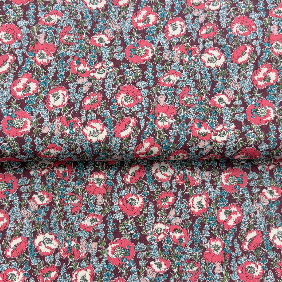Poppy Breeze D - Liberty Fabrics - Coton à courtepointe