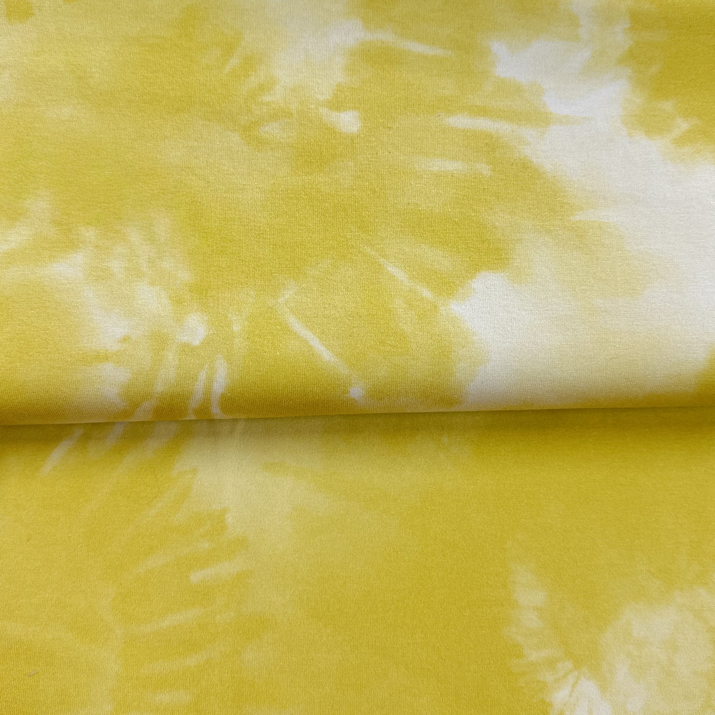 Coupon 50 cm - Yellow Tie-dye - Printed Jersey