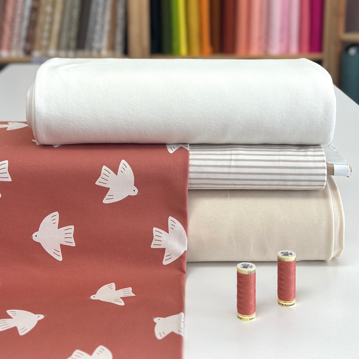 Colombes - Printed French Terry