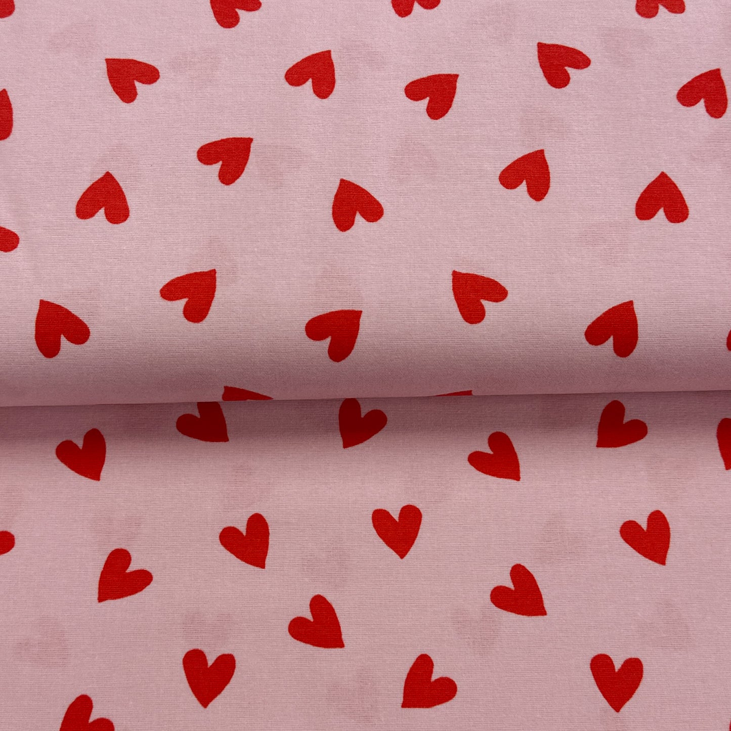 Coeurs rose - Flanelle