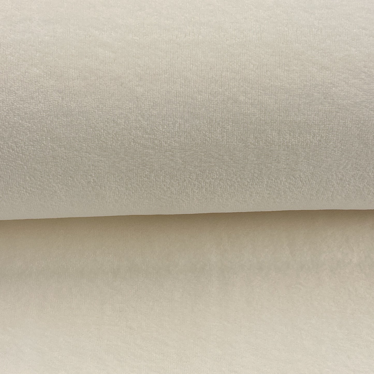 Écru - Ratine de velours de bambou