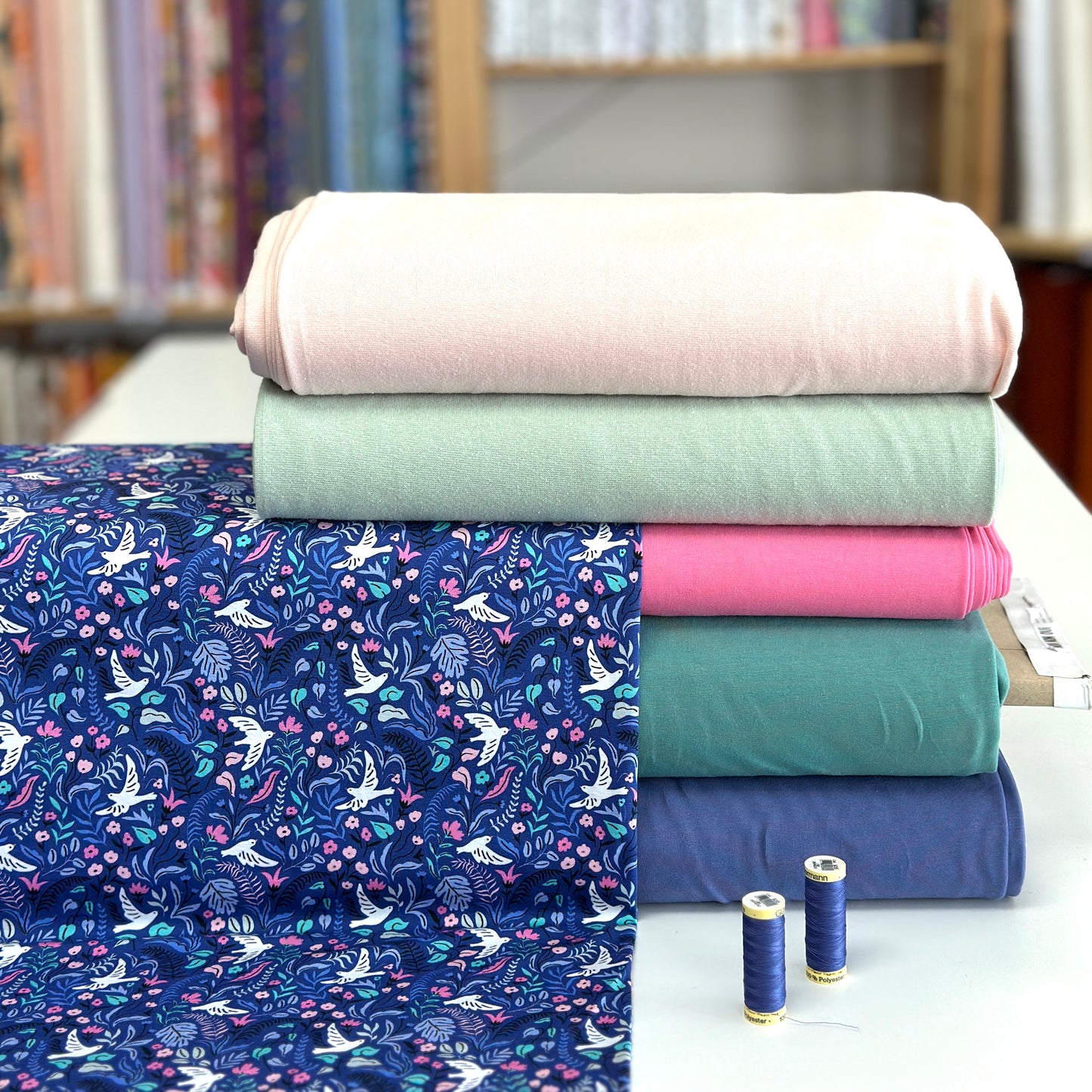 Envol d’oiseaux - NON NON OUI - Jersey imprimé