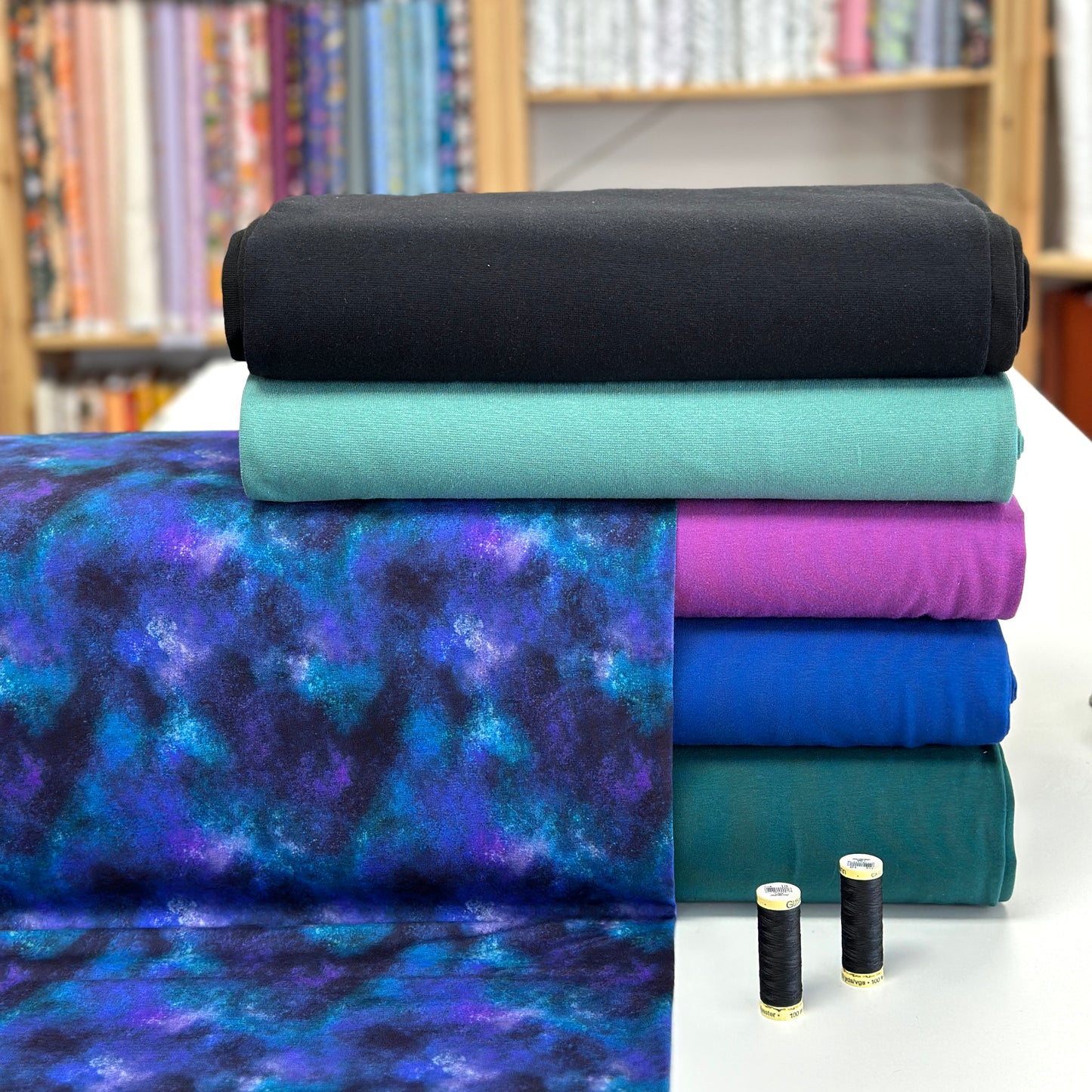 Mauve Galaxy - NON NON OUI - Printed Jersey