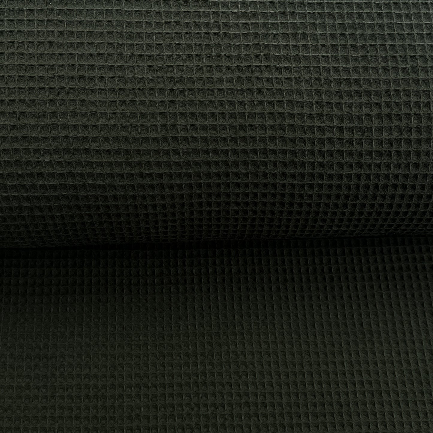 Fin de rouleau 47 cm - Vert foncé - Coton gaufré