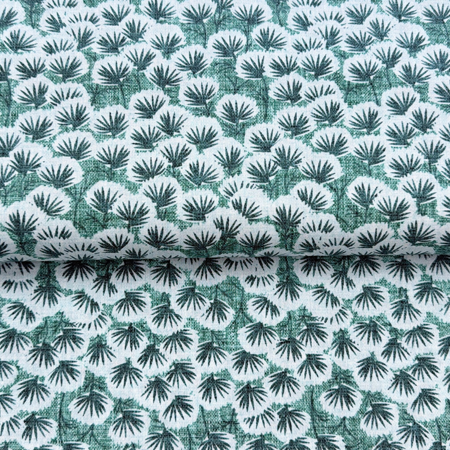 Feuilles menthe - Figo Fabrics - Coton courtepointe imprimé