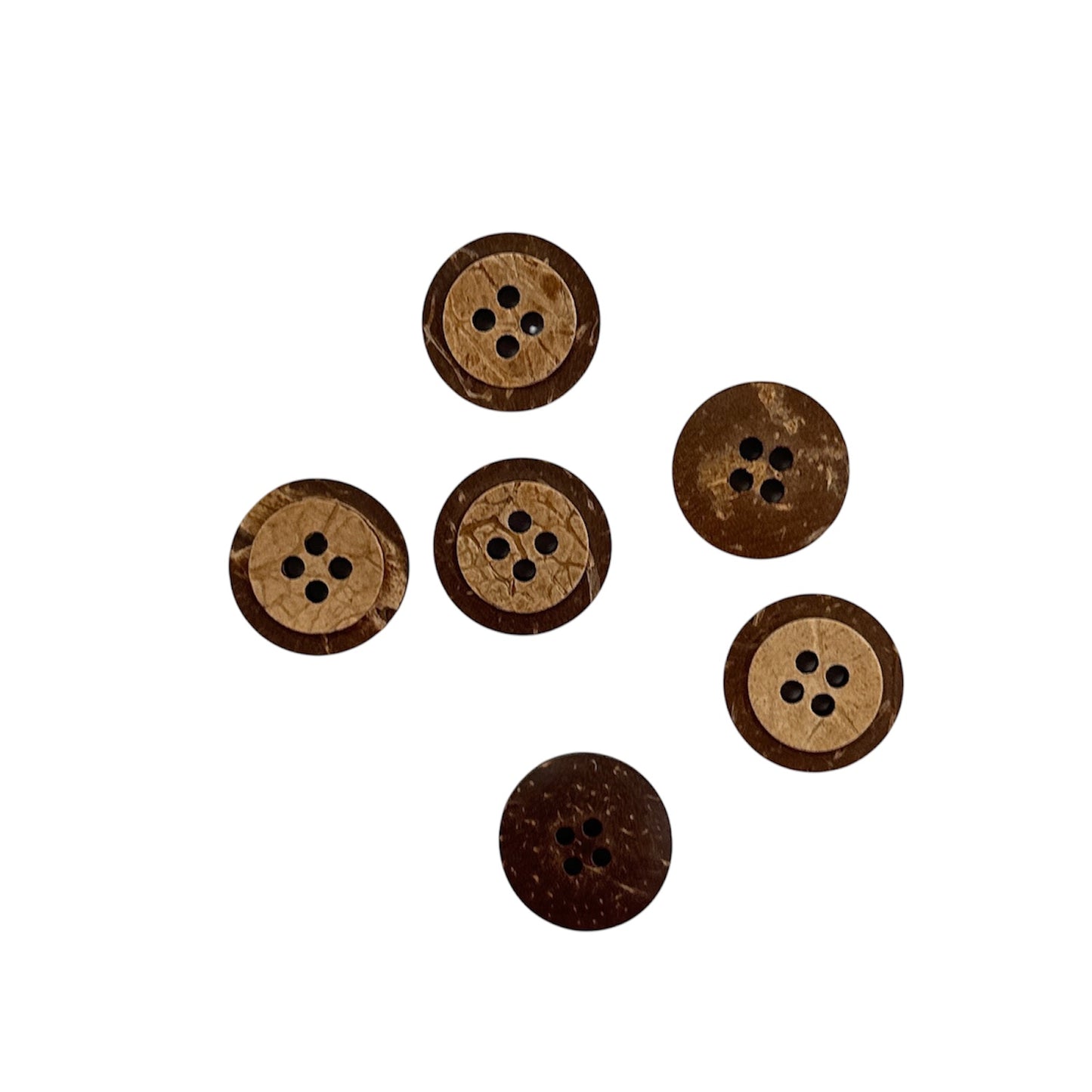 Bouton - Imitation bois