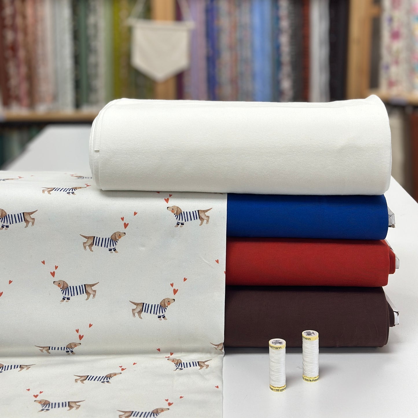 Dachshund - Printed Jersey