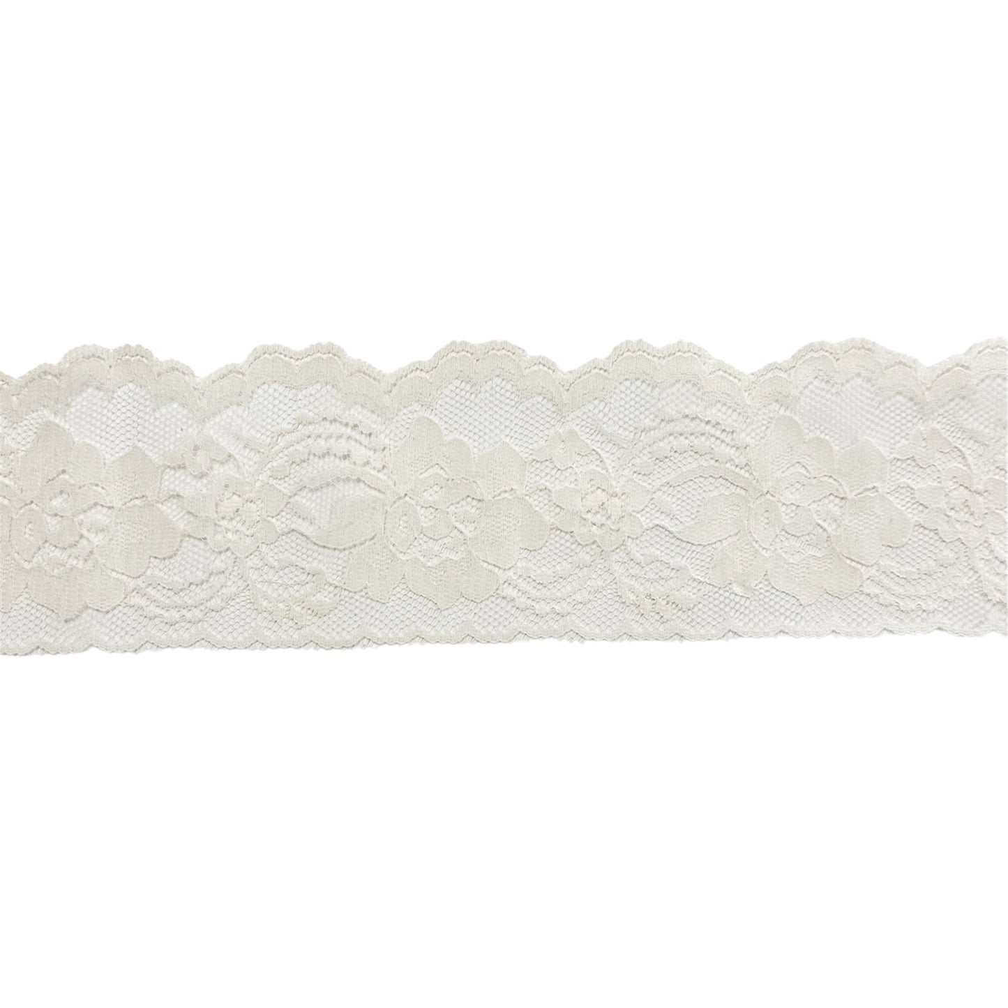 Ecru - Fancy Lace 80 mm
