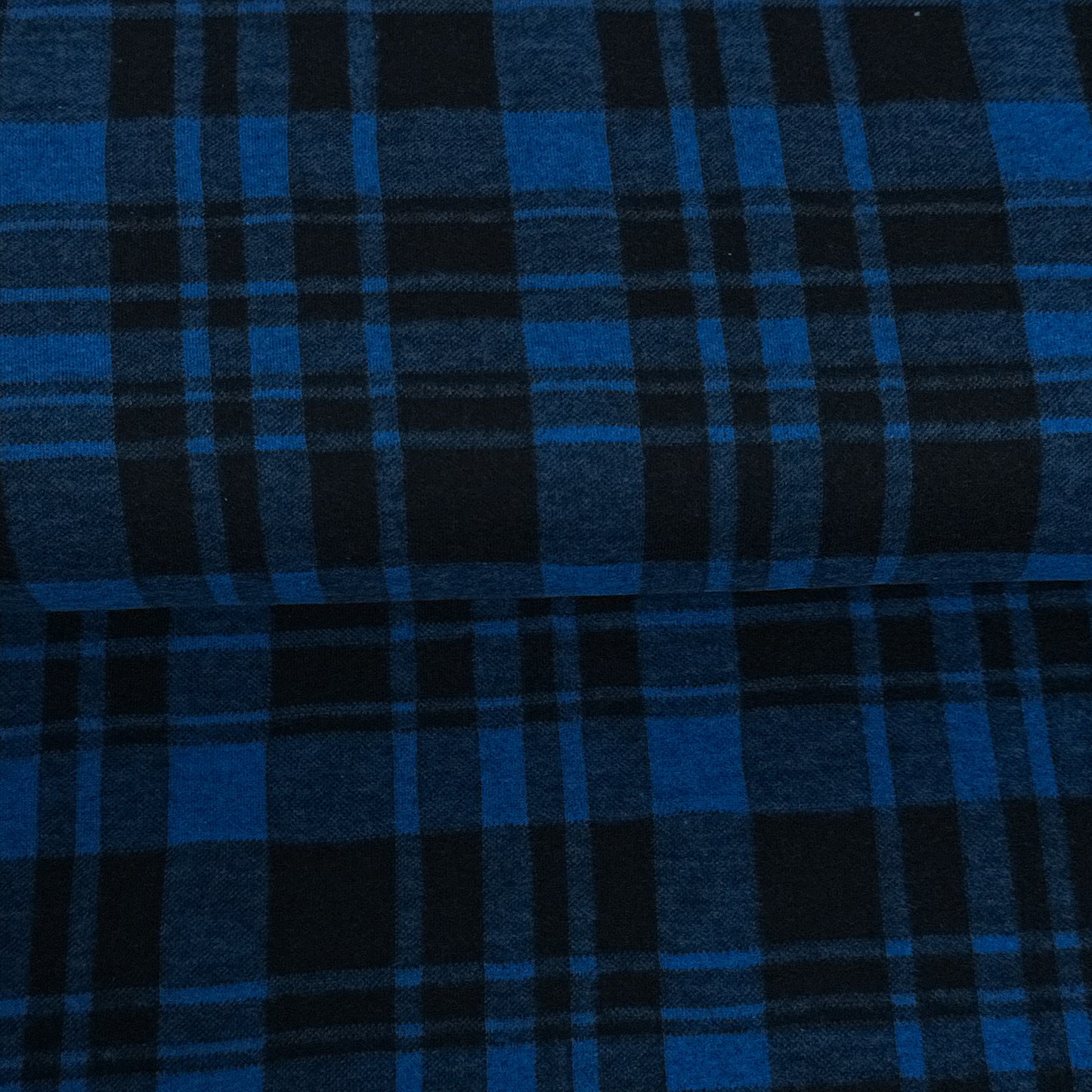 Fin de rouleau 40 cm - Carreaux royal - Jacquard jersey