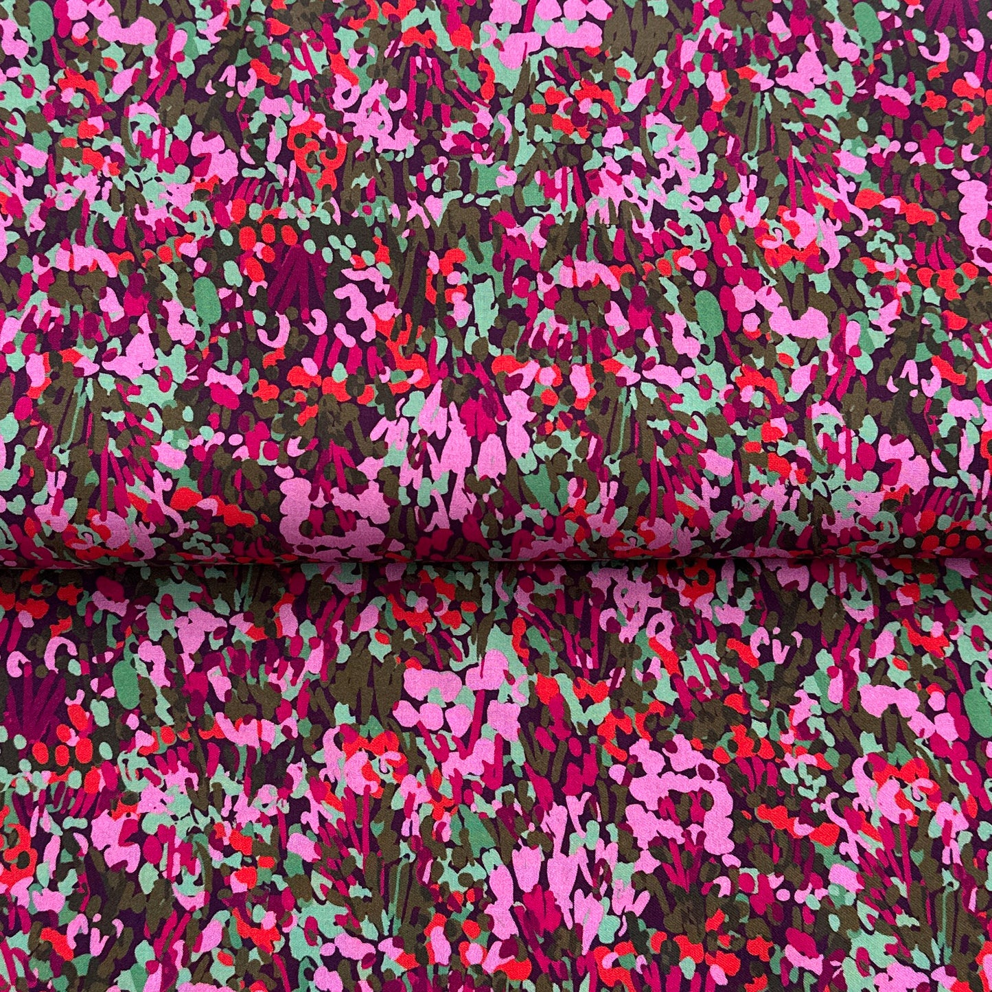 Plum Colorful Gardens - Nerida Hansen - ECOVERO™ Viscose