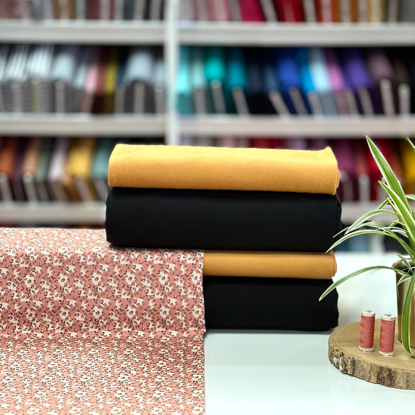 Pink Leopard - Printed Jersey