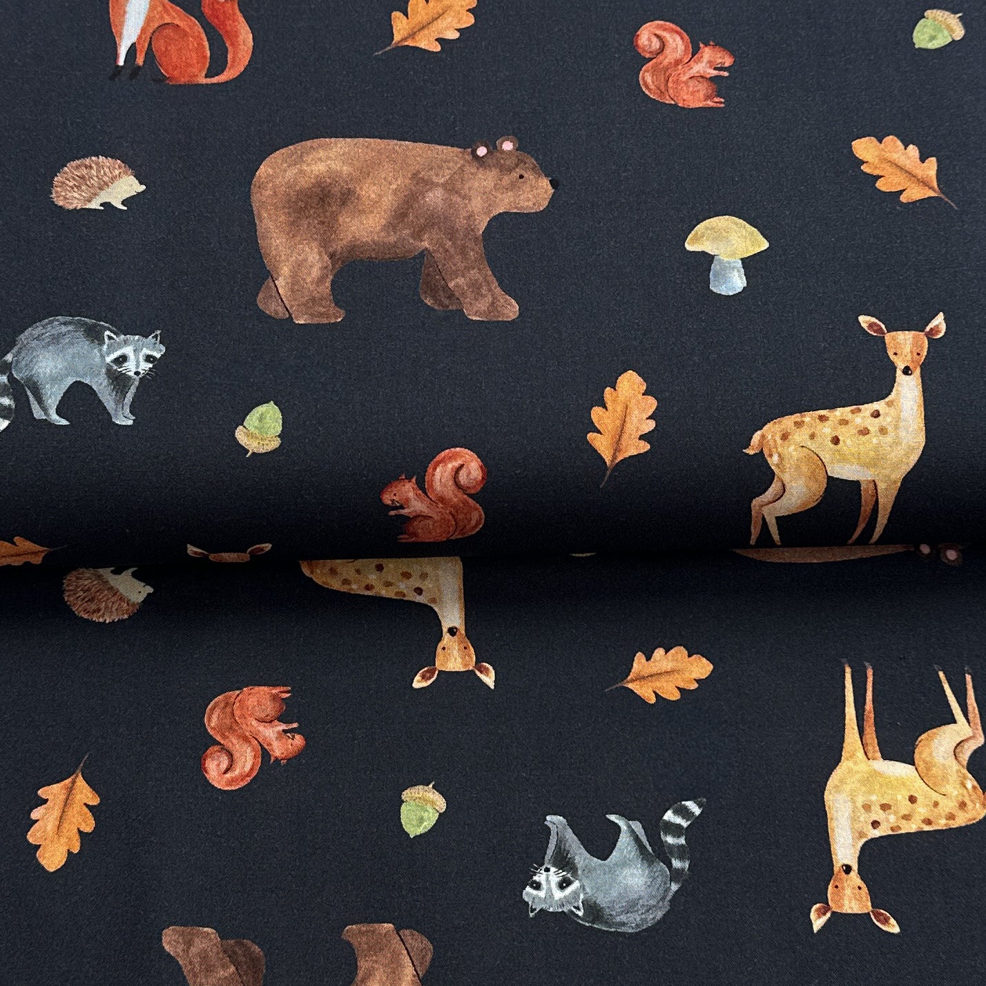 Caramel Cats - Fine organic cotton poplin