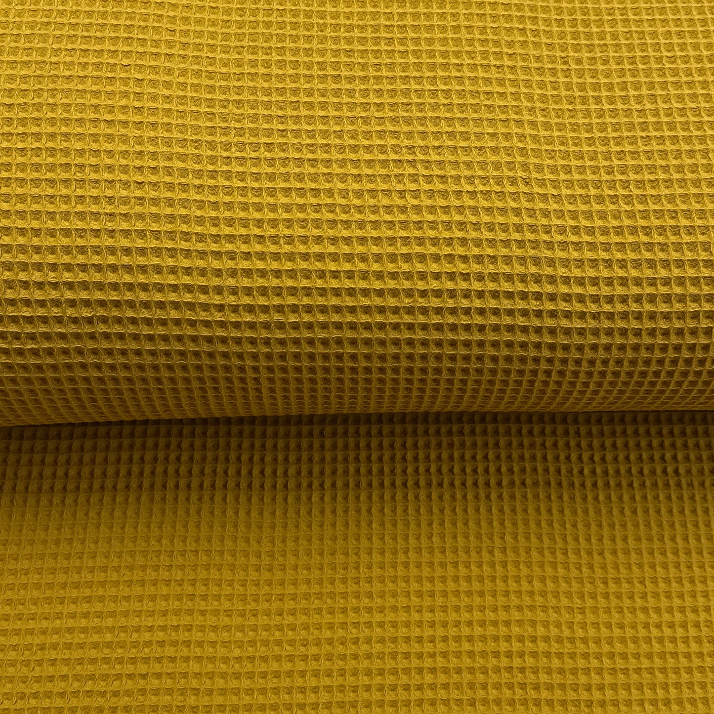 Ochre - Waffle Cotton