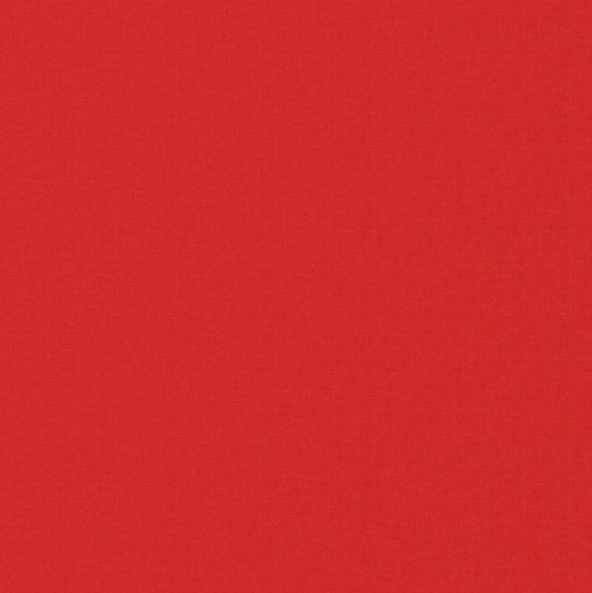 Rouge - Coton enduit uni