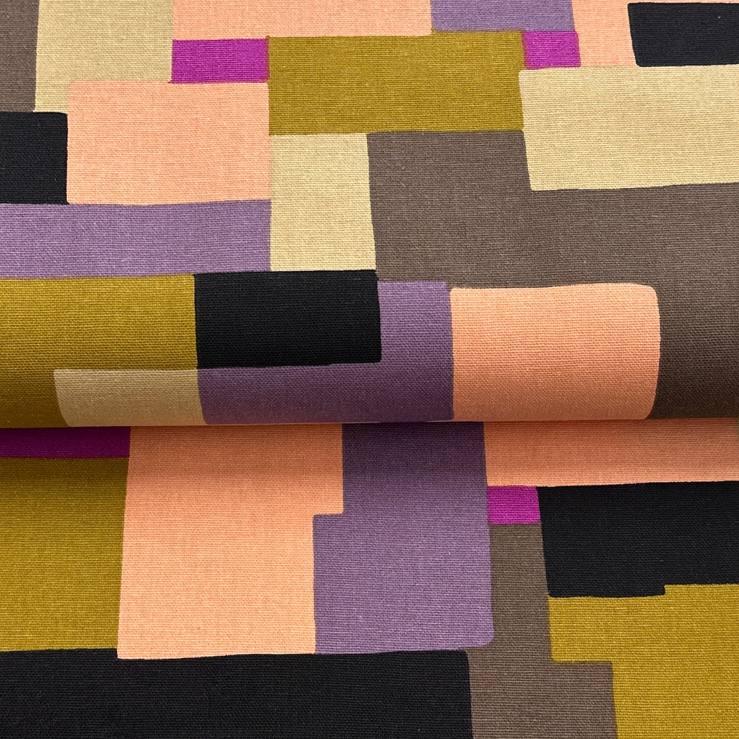 Abstract purple pattern - Printed canvas