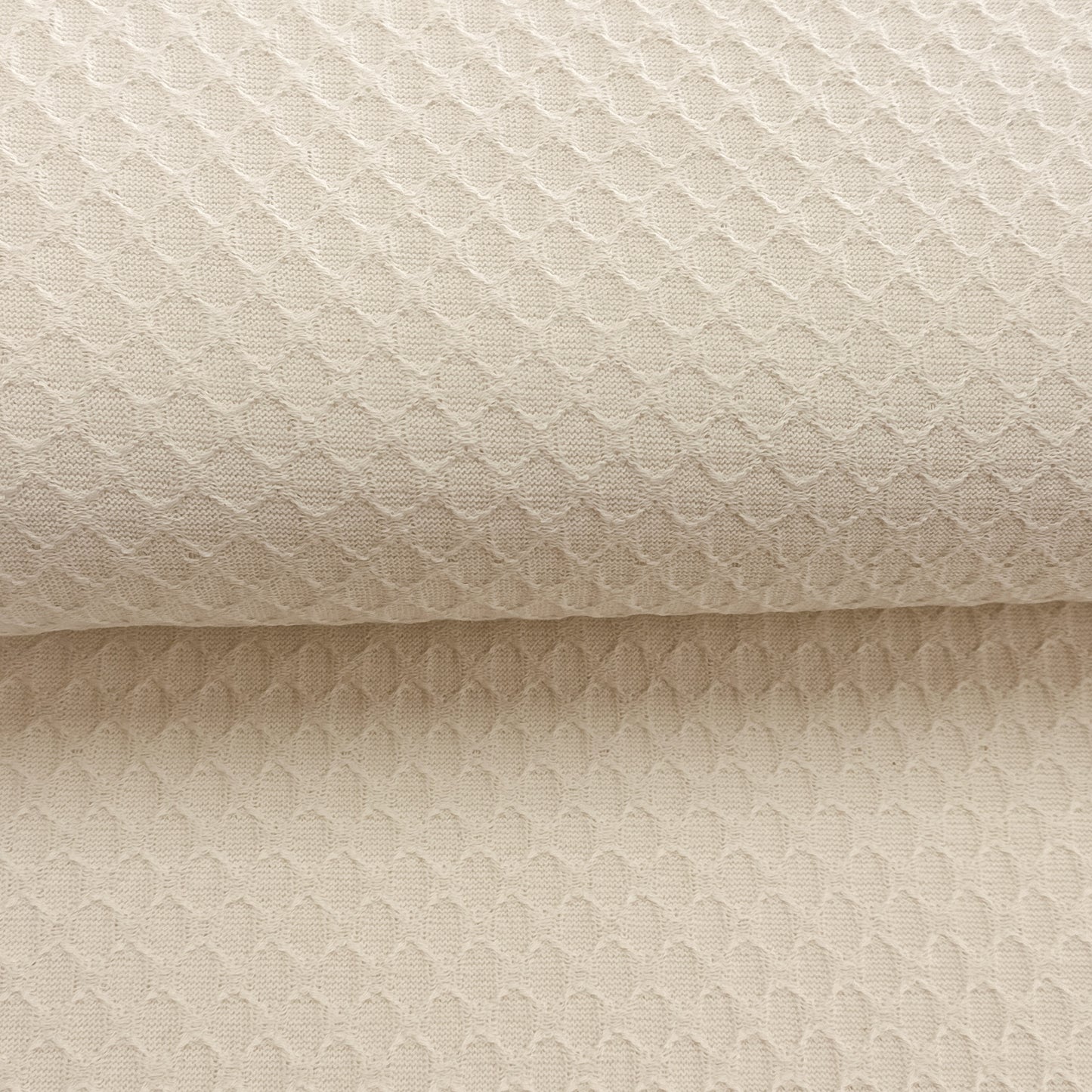 Naturel - Coton tricoté jacquard