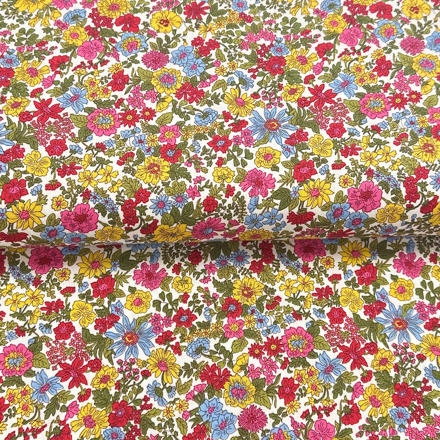 Emily Annabelle Jaune - Liberty Fabrics - Coton imprimé