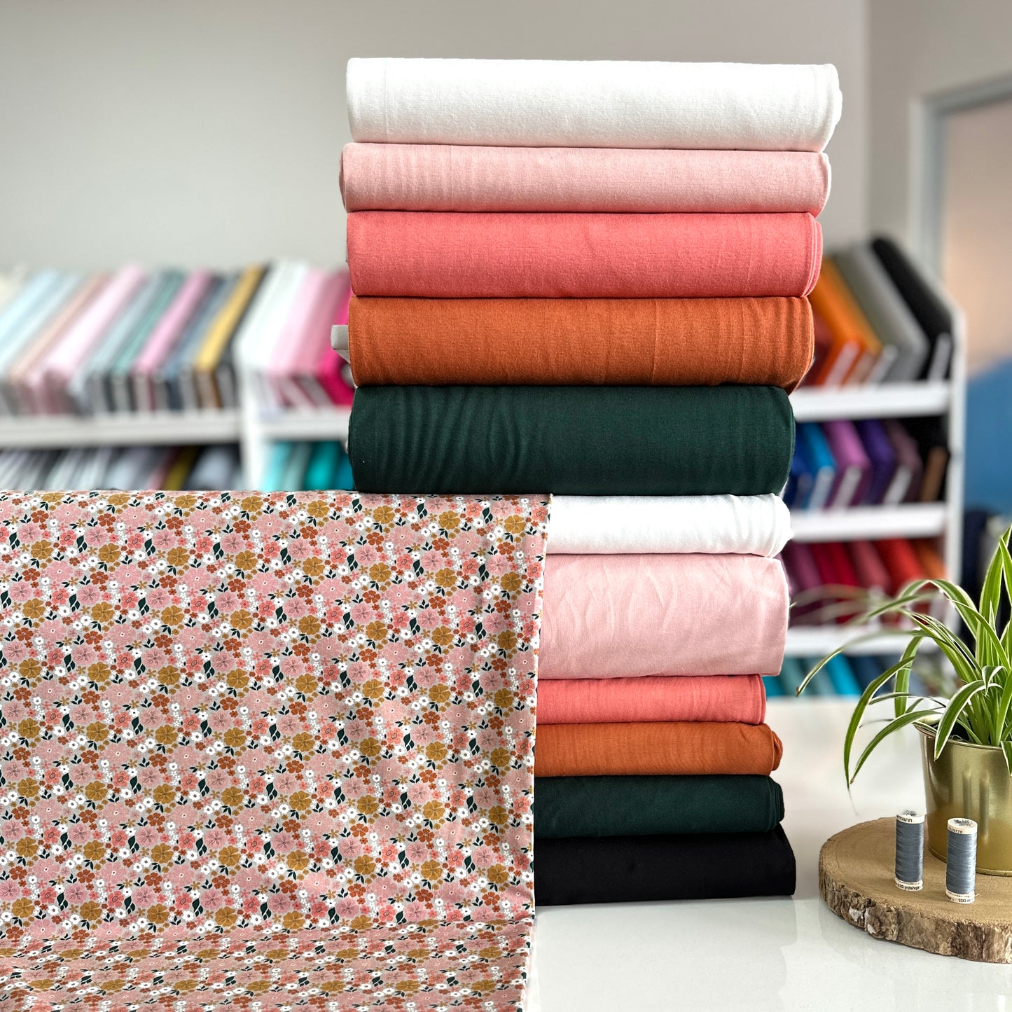 Multi fleurs gris - NON NON OUI - French Terry imprimé