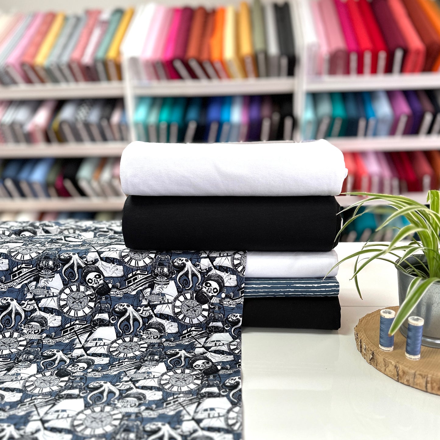 Blue Skulls - Digital Printed Jersey