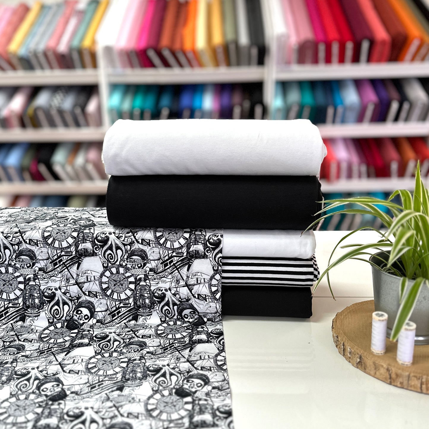 White Skulls - Digital Printed Jersey