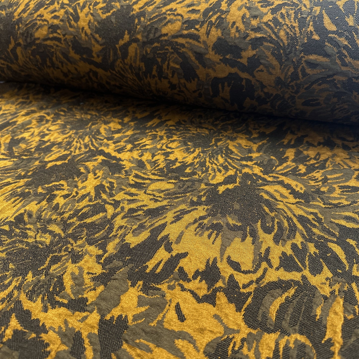 Moutarde - Jacquard extensible