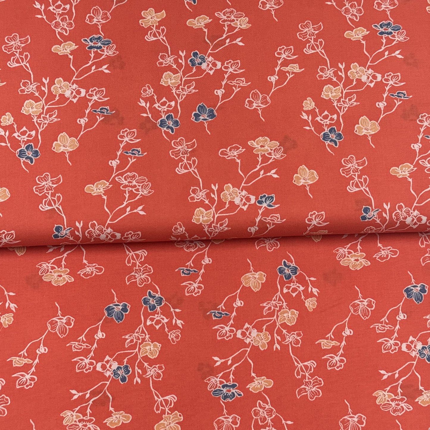 Dogwood Poppy - Monaluna - Organic Printed Poplin