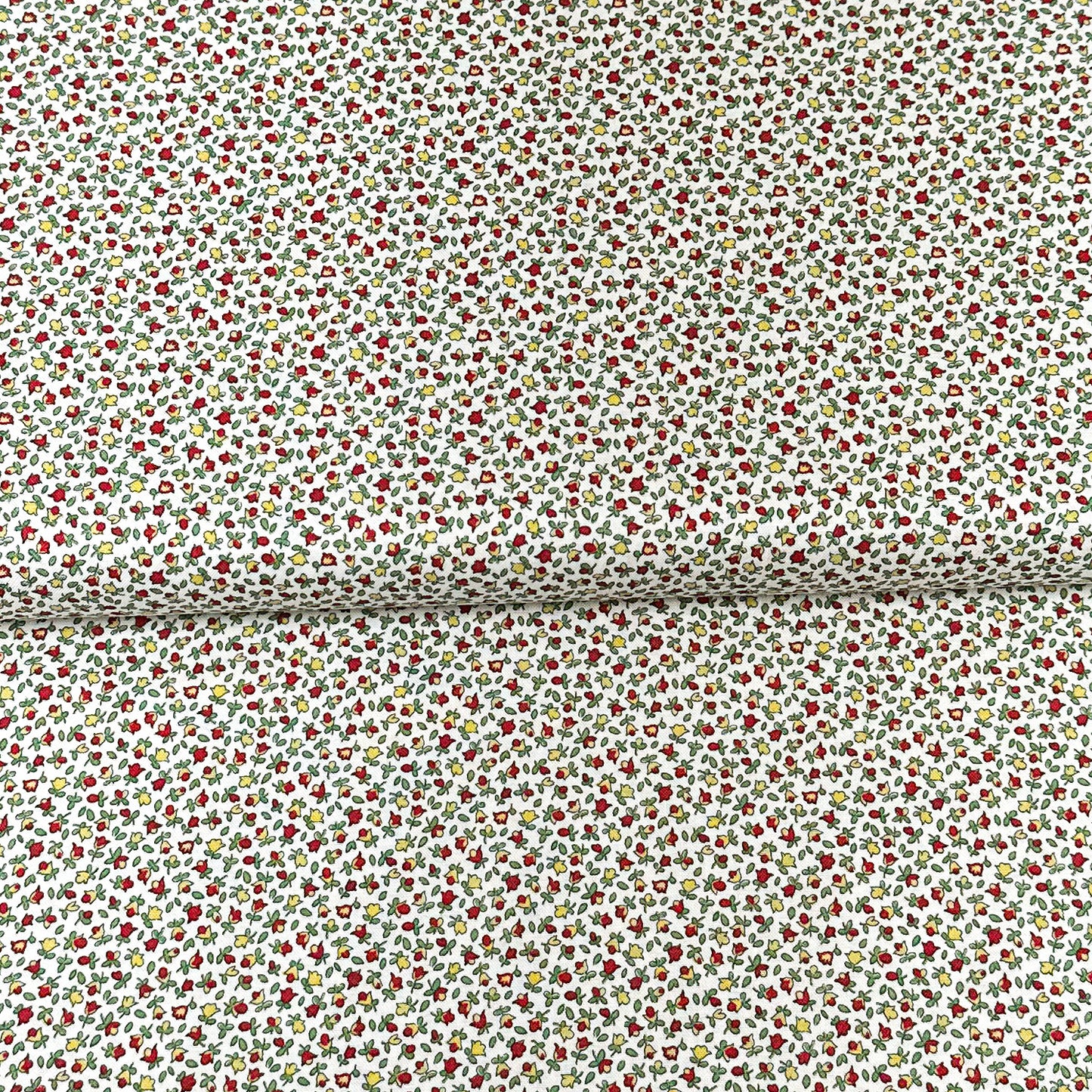 Little buds red - Liberty Fabrics - Printed Cotton