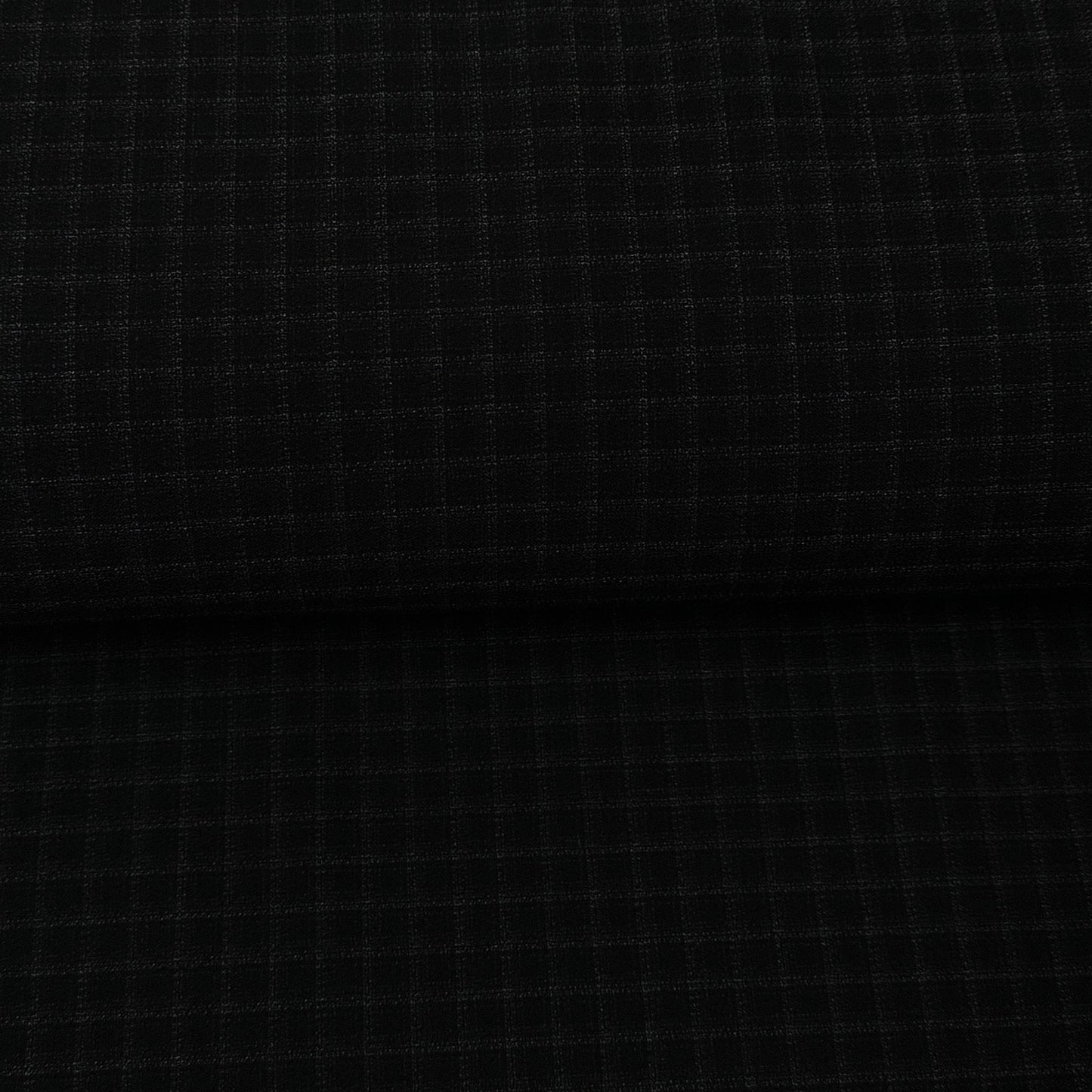 Carreaux noir - Tissu pour costume écoresponsable