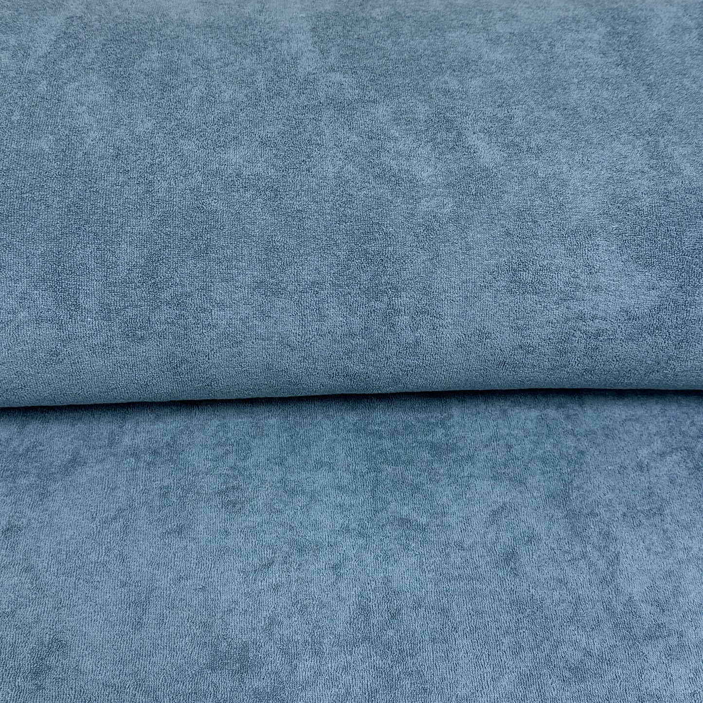 Blue - Organic terry cloth knitting