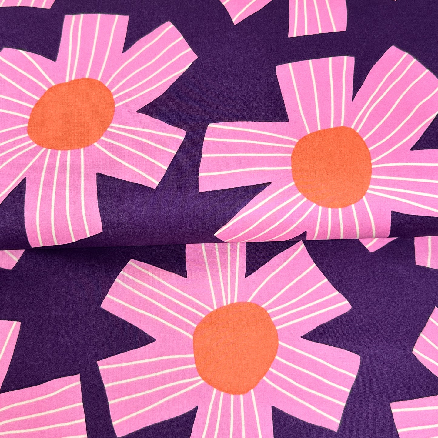 Ensoleillé Mauve - Nerida Hansen - Voile de coton