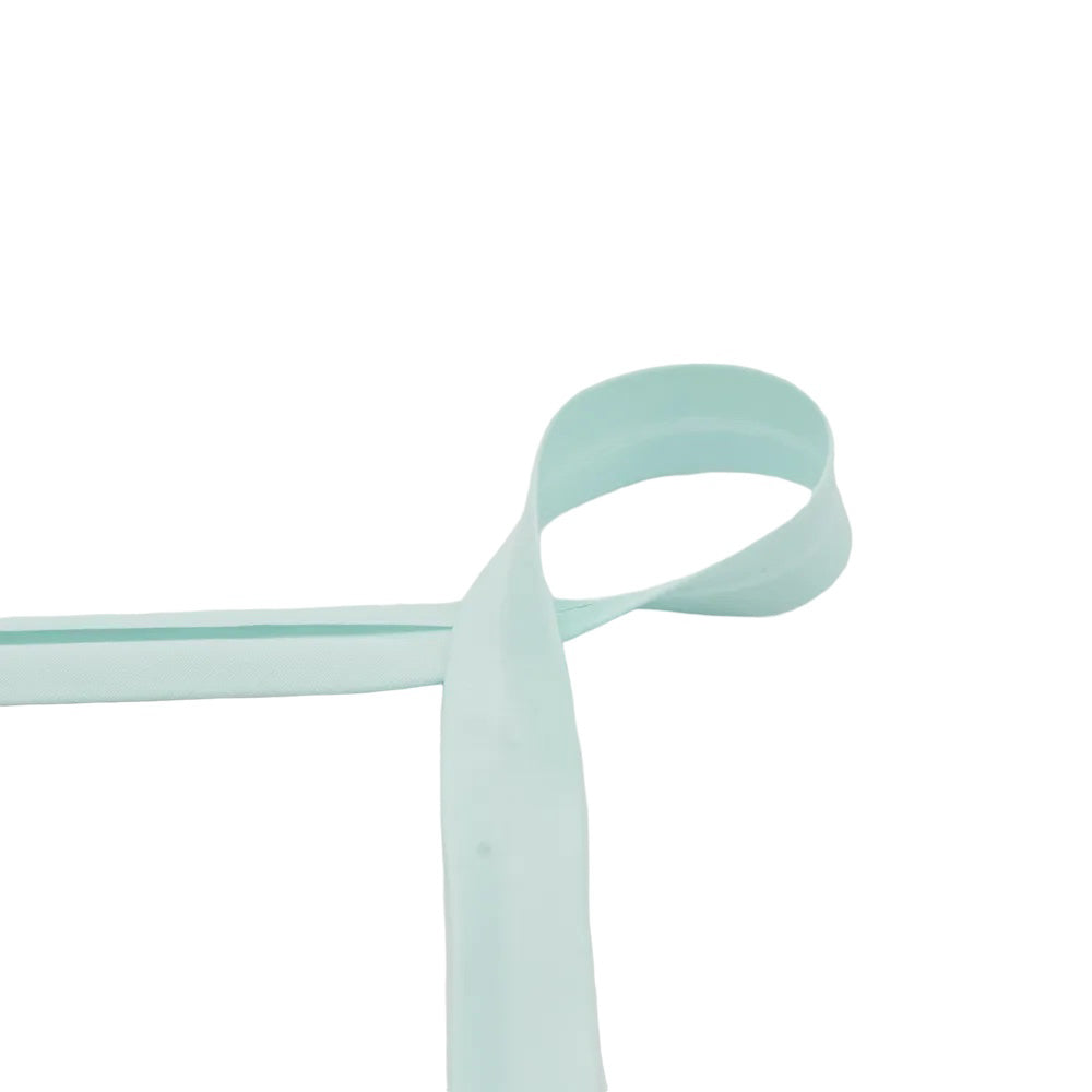 Menthe - Biais de coton 20mm simple pli
