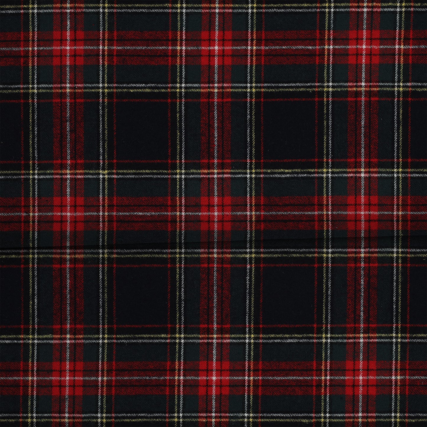 Carreaux Marine/Red - Brushed Cotton