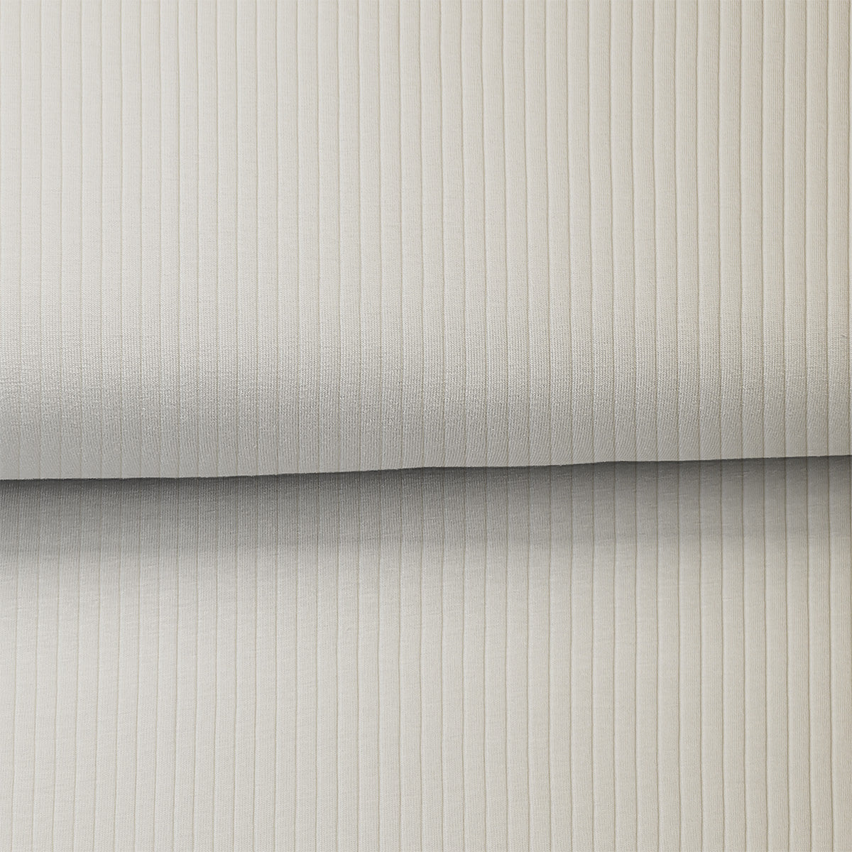 Écru - Jersey LARGES côtes