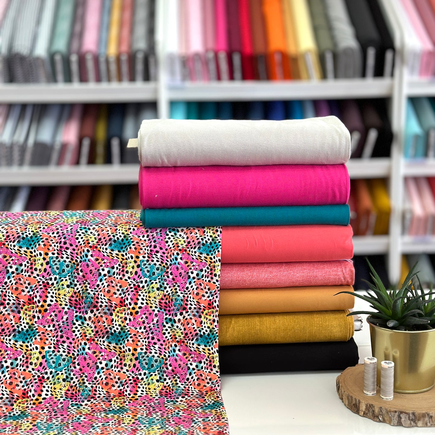 Butterflies - Jersey print