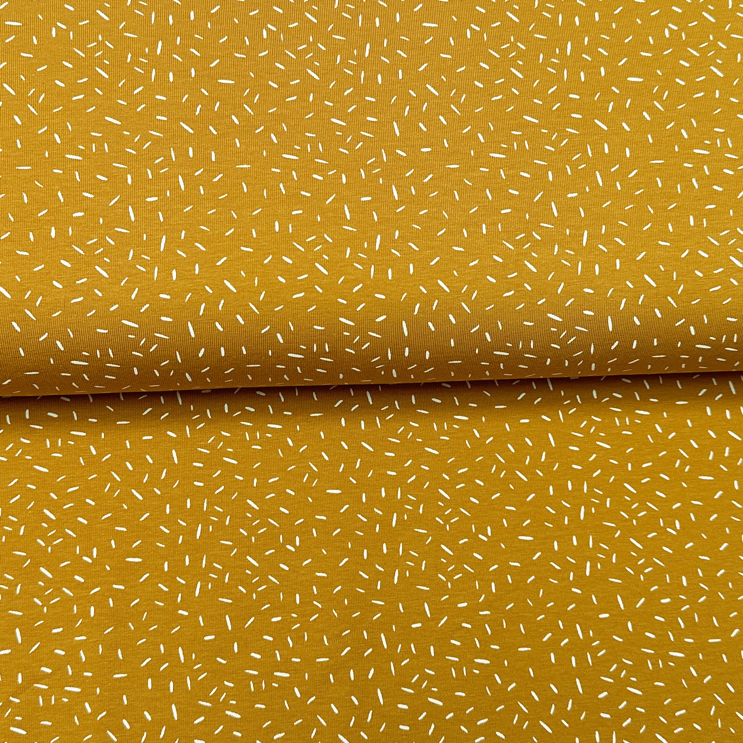 Ochre confetti - Printed jersey