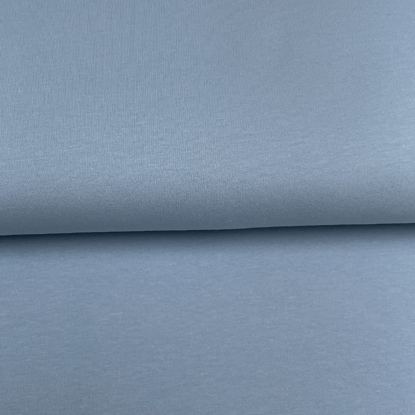 Powder Blue Organic Stretch Solid Hoodie