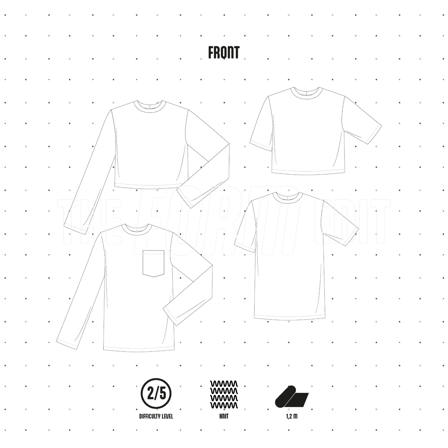 TSHIRT001 - T-Shirt 4 en 1 au fit parfait