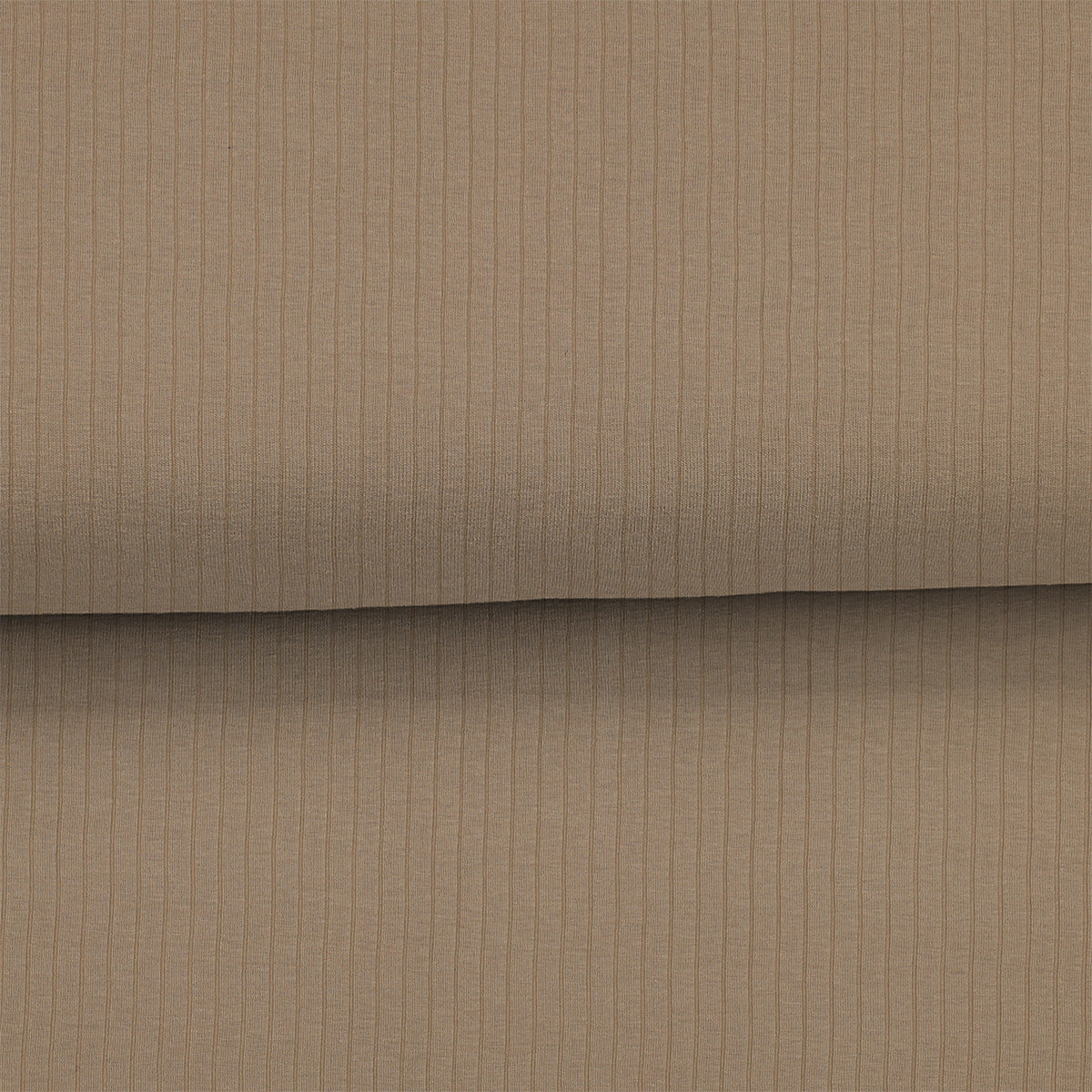 Taupe - Jersey LARGES côtes