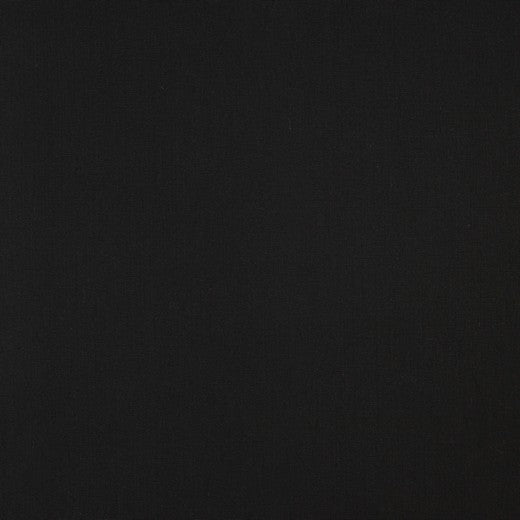 Black - Plain organic poplin