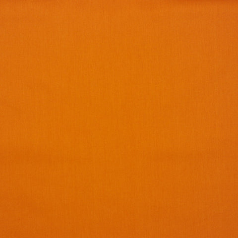 Orange - Popeline unie biologique