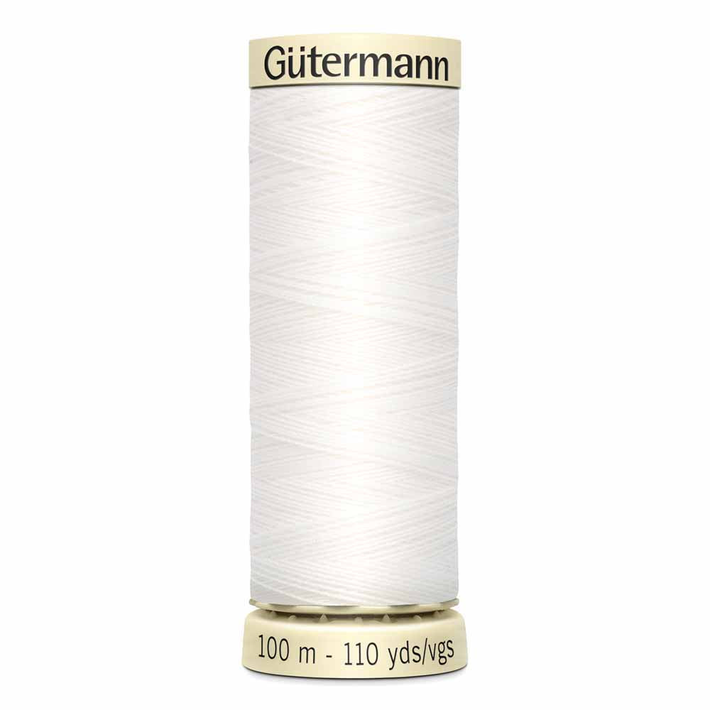 Fil Polyester GÜTERMANN 100m - #020 - Blanc