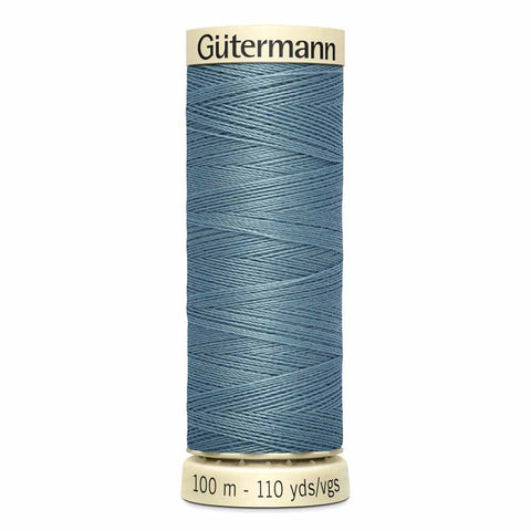 Fil Polyester GÜTERMANN 100m - #128 - Bleu gris moyen